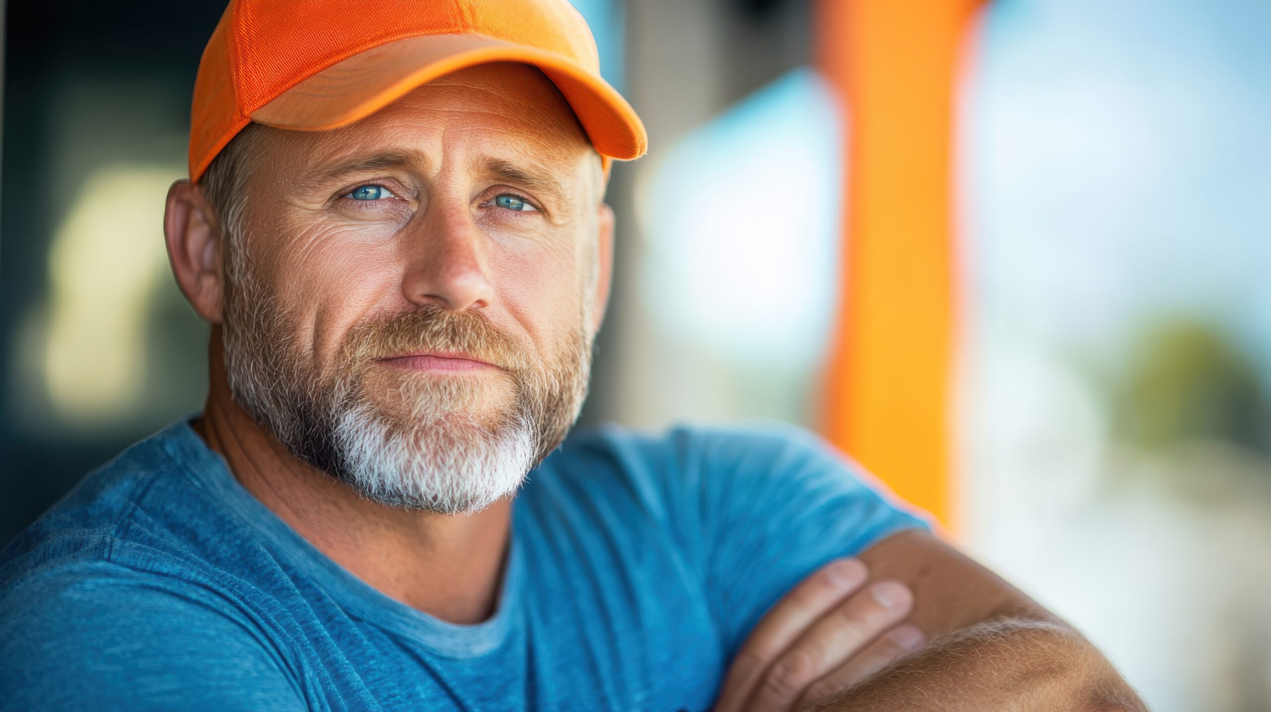 Confident truck repair shop owner embodies passion for his craft